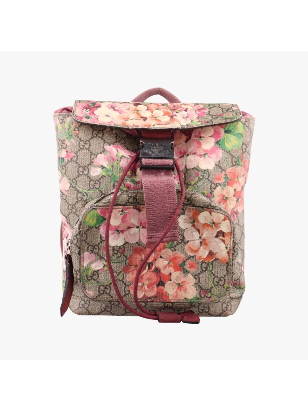Gucci GG Blooms Beige Multicolor Backpack